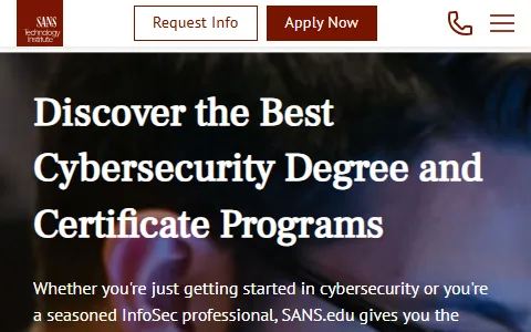 SANS.edu status preview image