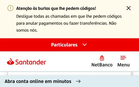 Banco Santander Totta status preview image