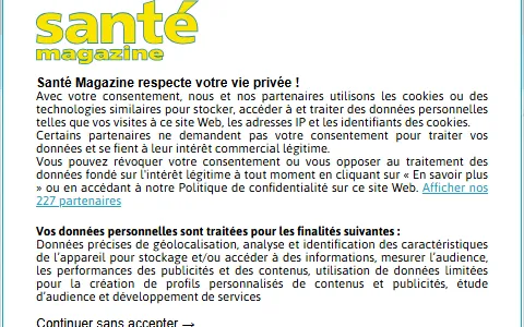 Santé Magazine status preview image