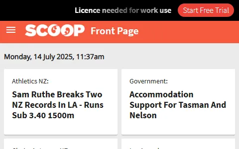 Scoop New Zealand status preview image
