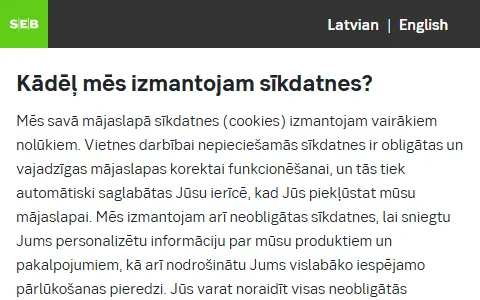 SEB Latvia status preview image