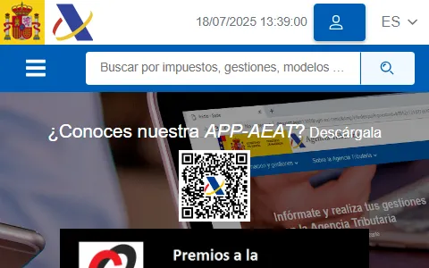 Agencia Tributaria status preview image