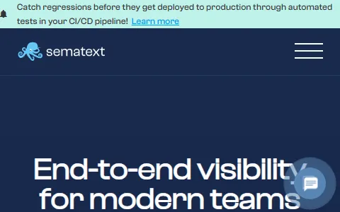 Sematext status preview image