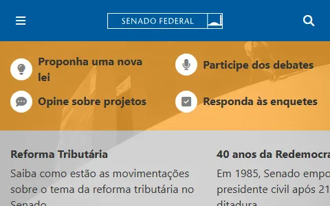 Senado Federal status preview image