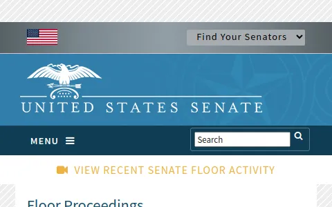 U.S. Senate status preview image