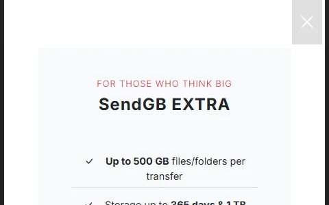 SendGB status preview image