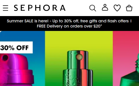 Sephora UK status preview image