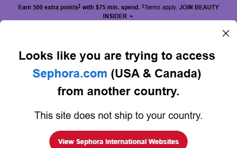 Sephora status preview image