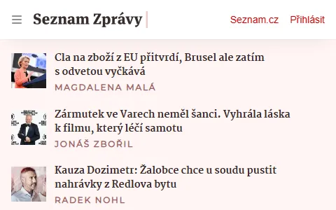 Seznam Zpráv status preview image