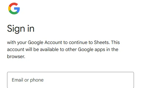 Google Sheets status preview image