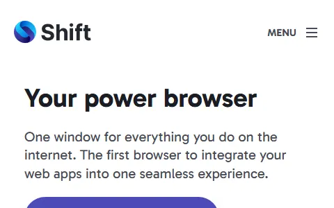 Shift Browser status preview image