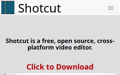 Shotcut status preview image