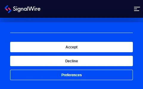 SignalWire status preview image