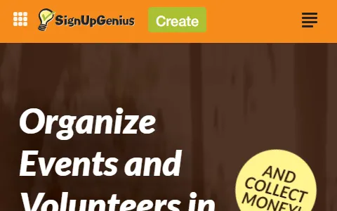 Signupgenius.com status preview image