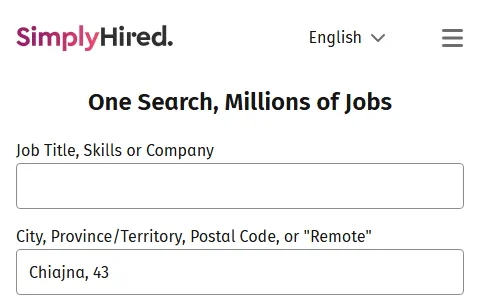 Simplyhired status preview image
