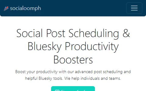 SocialOomph status preview image