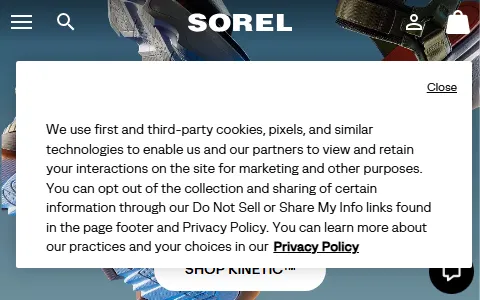Sorel.com status preview image