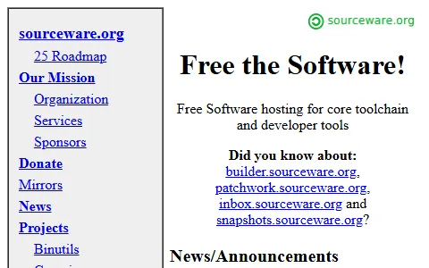 Sourceware status preview image