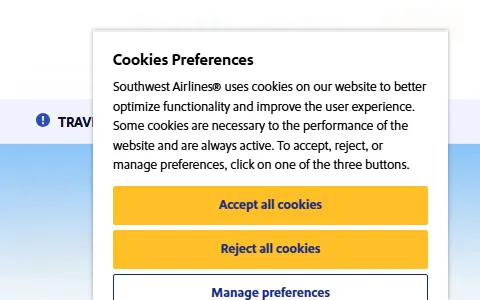 Southwest Airlines status preview image
