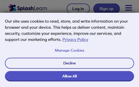 SplashLearn status preview image