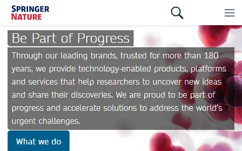 Springer Nature status preview image