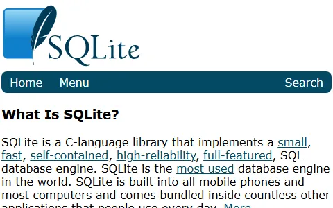 SQLite status preview image