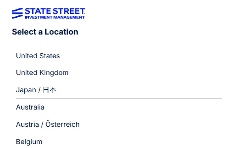 State Street Global Advisors status preview image