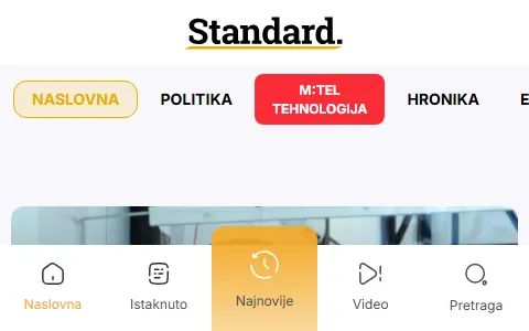 Standard.co.me status preview image
