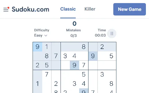 Sudoku.com status preview image