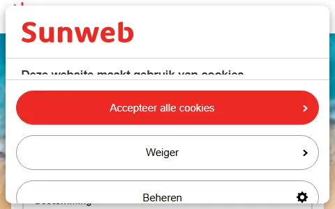 Sunweb.nl status preview image