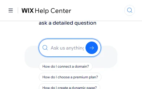Wix Help Center status preview image