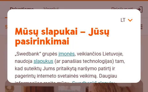 Swedbank Lithuania status preview image