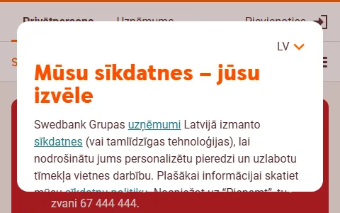 Swedbank Latvia status preview image