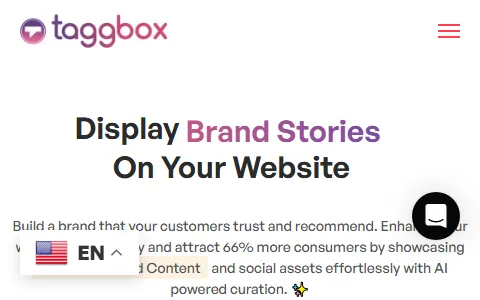 Taggbox status preview image