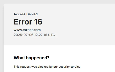 Taxact.com status preview image