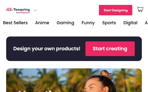 Teespring status preview image