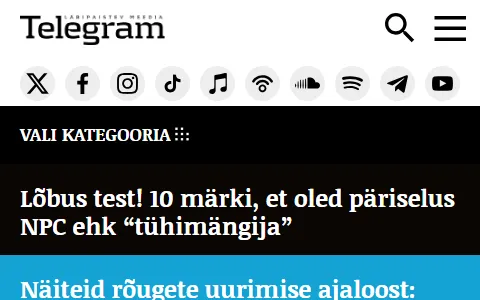 Telegram Estonia status preview image