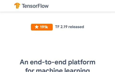 TensorFlow status preview image
