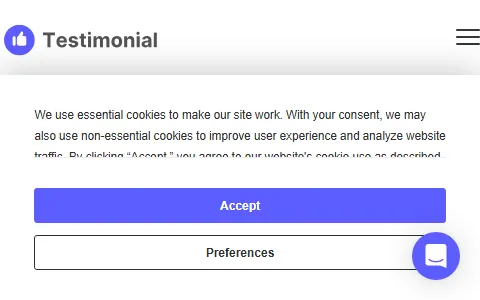 Testimonial status preview image
