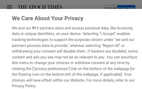 The Epoch Times status preview image