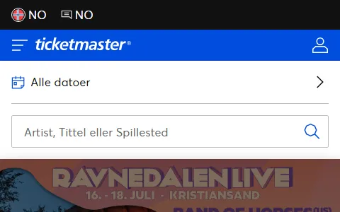 Ticketmaster Norway status preview image