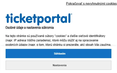 Ticketportal Slovakia status preview image