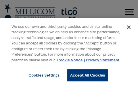Tigo.com status preview image