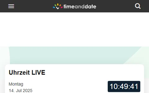TimeandDate Deutschland status preview image