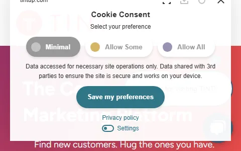 TINT status preview image