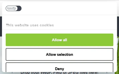 TinyJPG status preview image