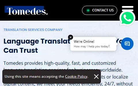 Tomedes status preview image