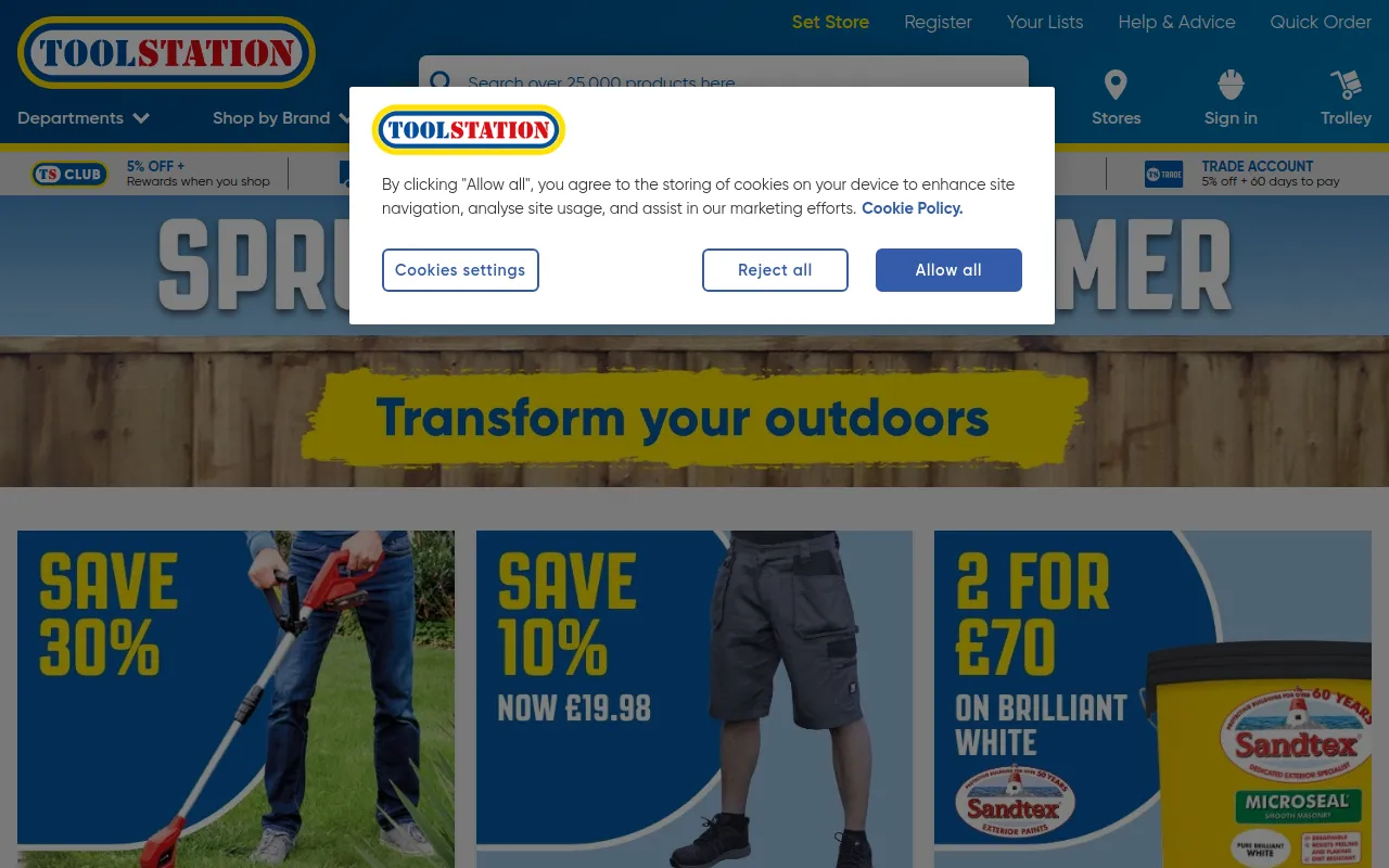 Toolstation status preview image