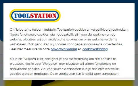 Toolstation Netherlands status preview image