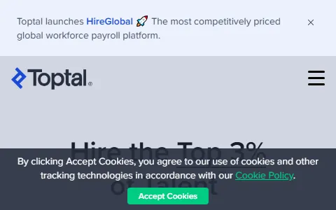 Toptal status preview image